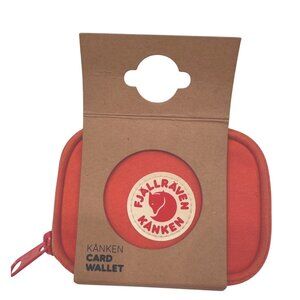 Fjallraven Kanken Card Wallet NWT Peach Pink Zipper